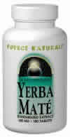 Yerba Mate 600 mg 90 tabs from SOURCE NATURALS