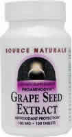 Grape Seed Extract 100mg 30 caps from SOURCE NATURALS