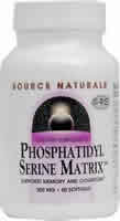PhosphatidylSerine Matrix 60 sg from SOURCE NATURALS