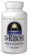 D-Ribose Powder 200 Grams from SOURCE NATURALS