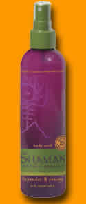 Body Mist Moisturizing Lavender & Orange 8 oz from SHAMAN EARTHLY ORGANICS