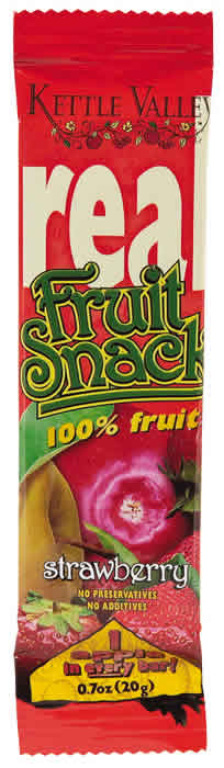 Fruit snack,strawberry Case of 30 / .7 OZ from Kettle Valley