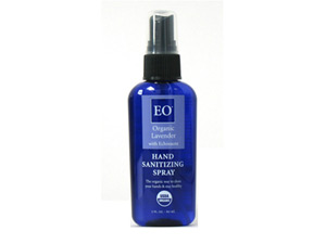 Hand sanitizer spray organic peppermint, 2 oz