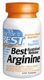 Best Sustained Release Arginine 120 Tabs from Doctors Best