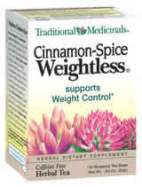 Weightless Tea Cinnamon Spice 16 bags from TRADITIONAL MEDICINALS TEAS