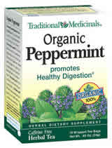 Organic Classic Peppermint Tea 16 bags from TRADITIONAL MEDICINALS TEAS