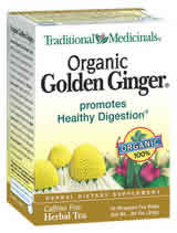 Organic Golden Ginger Digest Tea 16 bags from TRADITIONAL MEDICINALS TEAS