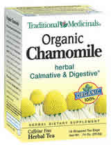 TRADITIONAL MEDICINALS TEAS: Organic Chamomile Tea 16 bags
