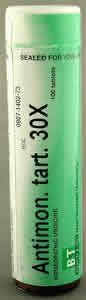 Antimonium Tartaricum 30X 100 tabs from BOERICKE & TAFEL