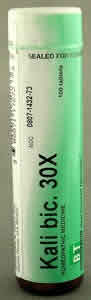 Kali Bichromicum 30X 100 tabs from BOERICKE & TAFEL