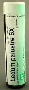 Ledum Palustre 6X 100 tabs from BOERICKE & TAFEL