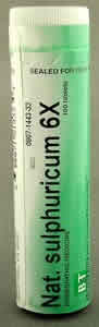 Natrum Sulphuricum 6X 100 tabs from BOERICKE & TAFEL