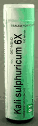 Kali Sulph 6X 100 tabs from BOERICKE & TAFEL