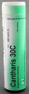Cantharis 30C 100 tabs from BOERICKE & TAFEL