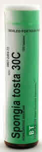 Spongia Tosta 30C 100 tabs from BOERICKE & TAFEL