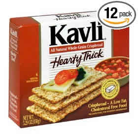 Crispbread,hearty thick Case of 12 / 5.29 OZ from Kavli Crispbreads