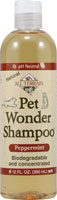 Pet wonder wash shampoo peppermint, 12 oz