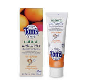 Tom's of maine - Toothpaste children's orange mango 4 oz