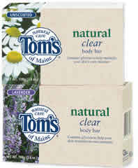 Clear Bar Soap Unscented 3.8 oz from TOM'S OF MAINE
