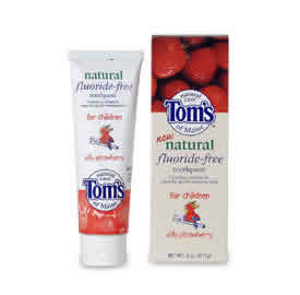 Toothpaste Children's Silly Strawberry (Non-Fluoride) 4 oz from TOM'S OF MAINE