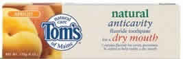 Toothpaste Dry Mouth Fluoride Apricot 1 fl oz from TOM'S OF MAINE