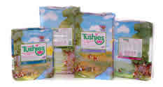 DIAPERS,DISPOSABLE,SMALL Case of 4 / 40 CT from Tushies
