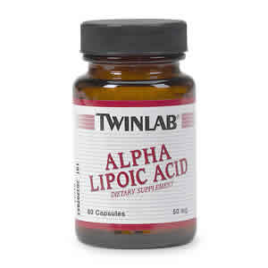 Alpha Lipoic Acid 100mg 60 caps from TWINLAB