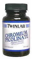 Chromium Picolinate 200 mcg 100 caps from TWINLAB