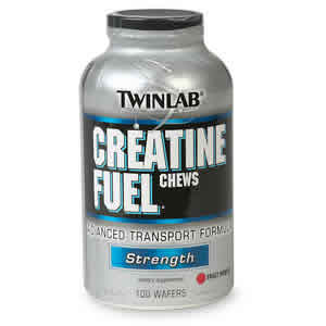 Creatine Fuel Chews Fruit Punch 100 wafers from TWINLAB