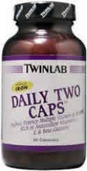 Daily Two No Iron 60 caps from TWINLAB