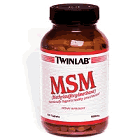 MSM 120 tabs from TWINLAB