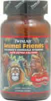 Animal Friends Multi Chewable Cherry 50 tabs from TWINLAB