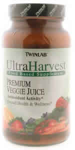 Ultra Harvest Premium Veggie Juice (100% vegetarian) 120 tabs from TWINLAB