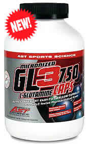 L-GLUTAMINE GL3 750mg 500 CAPS from AST