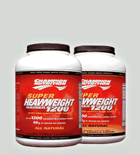SUPER HVYWT GAINER CHOC 6.6LB 6.6 lb from CHAMPION NUTRITION