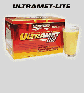 ULTRAMET LITE VANILLA 60/PK 60/pack from CHAMPION NUTRITION