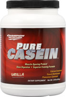 CHAMPION NUTRITION: PURE CASEIN VANILLA 610g