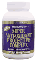 ANTI-OXIDANT PROTECT. COMPLEX 120 cap from GENESIS NUTRITION PRODUCTS