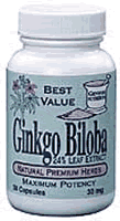 GINKGO BILOBA 30MG 24% 50CAPS 50 caps from GENESIS NUTRITION PRODUCTS