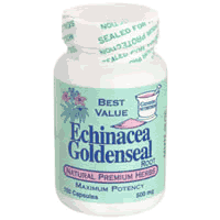 ECHINACEA/GOLDENSEAL 500MG 100 100 caps from GENESIS NUTRITION PRODUCTS
