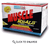 MUSCLE MEAL VANILLA 20PACK/BX 20 PACKS/BOX from MUSCLE-LINK