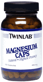 MAGNESIUM 400MG 100CAPS 100 caps from TWIN LABORATORIES,INC.