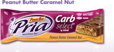 PRIA CARB SELECT PB CRML 15/BX 15/box from POWERBAR