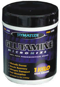 GLUTAMINE 1000GM (1 KILO) 1000 grams from DYMATIZE