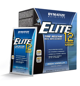 Dymatize - Elite 12hr mrp vanilla 20 PK