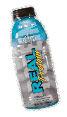 REAL PROTEIN BLUE RASP 20OZ 12 1 from VHT