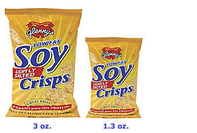 Glenny's soy crsp lt slt 1.3oz, 1.3 OZ-24 PACKS LIGHTLY SALTED