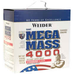 MEGA MASS 4000 VAN. 9.77LB 9.77 lb from WEIDER HEALTH & FITNESS
