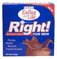 RIGHT FOR MEN CHOC 12/PACK 12/pack from EATING FOR LIFE