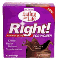 RIGHT FOR WOMEN CHOC 12/PACK 12/pack from EATING FOR LIFE